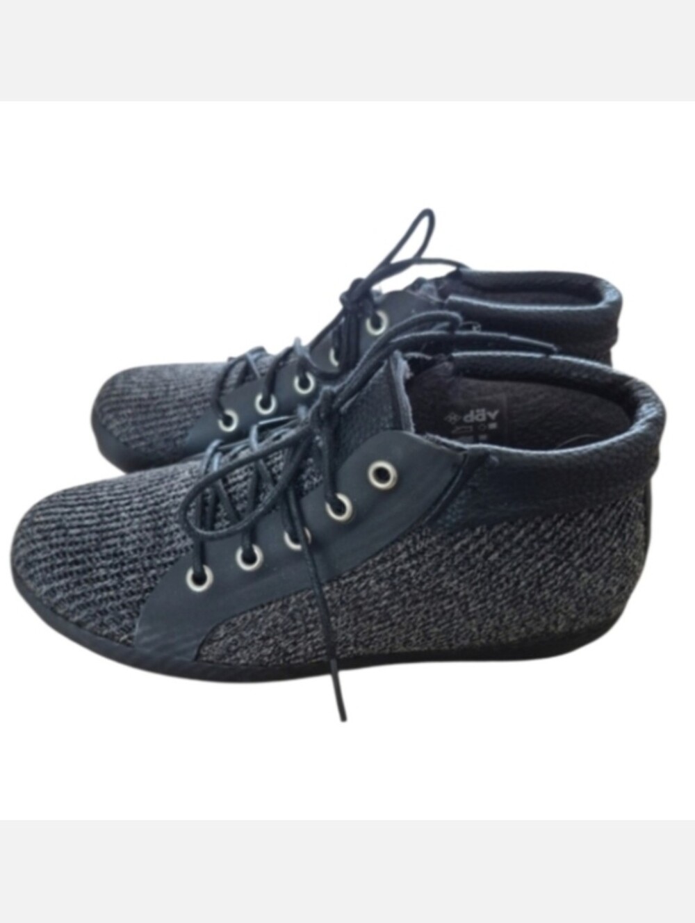 Dav Hampton Tweed Waterproof Sneaker Boot Womens Size 7